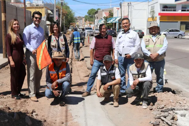 Avanza trabajo en  colonia Bolívar