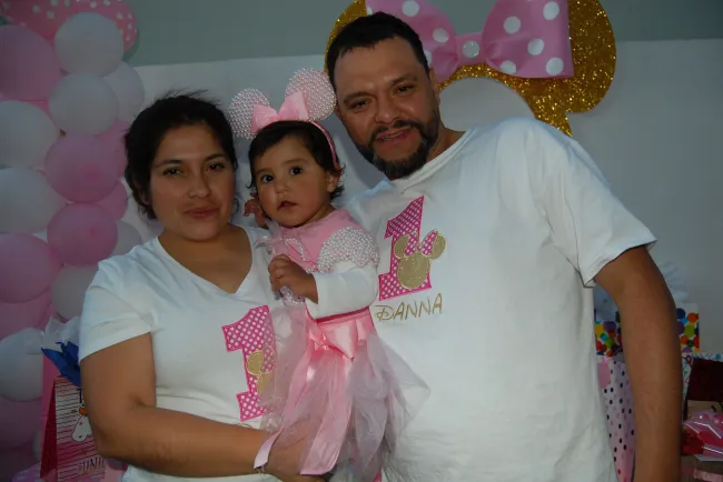 Danna sopla su primera vela