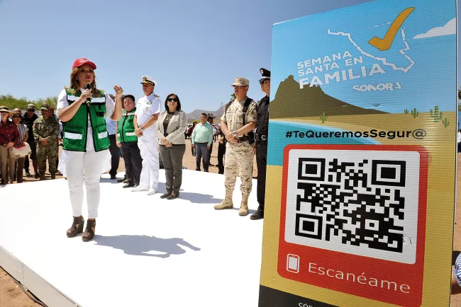 PresentaGobernadoraCódigo QR para prevención