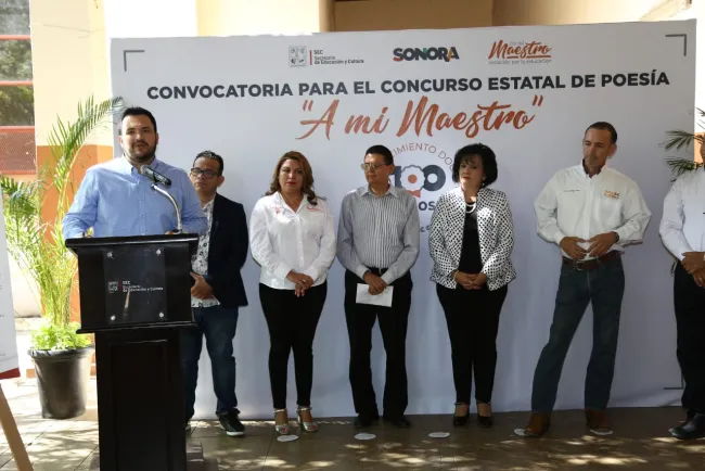 Convocan SEC e ISC a participar en el I Concurso Estatal de Poesía “A mi maestro”