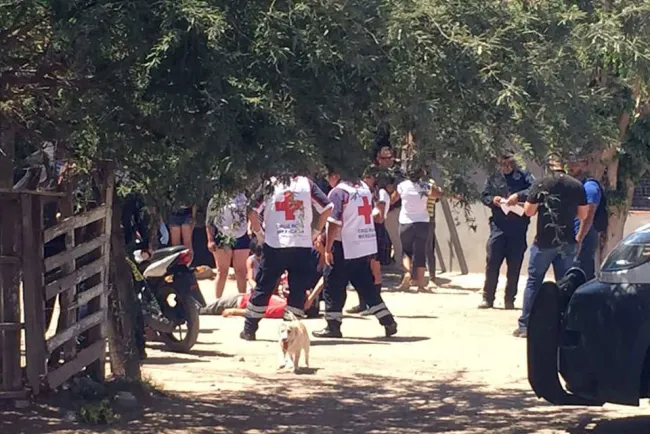 Asesinan a 
hombre a balazos