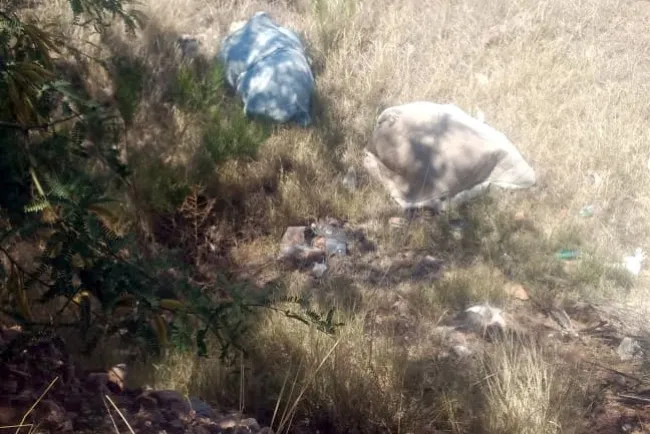 Arrojan bultos de
desperdicio laboral