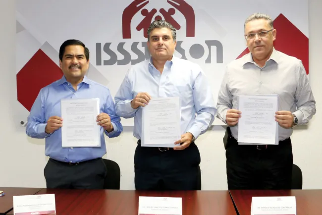 Firman  acuerdos Isssteson y Unison