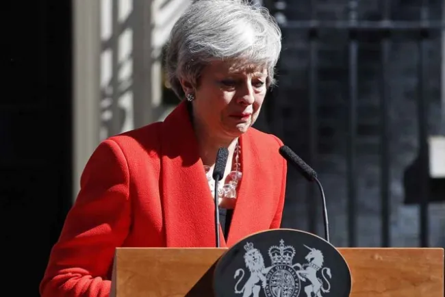Theresa May declinará como primera ministra del Reino Unido el 7 de junio