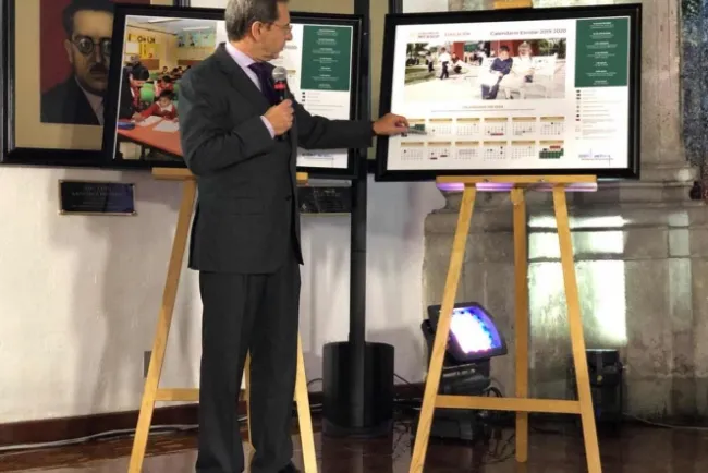 SEP presenta calendario escolar 2019-2020 con 190 días de clases