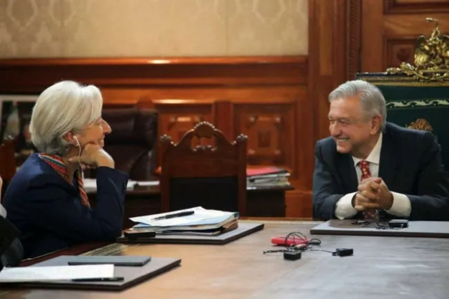 Reconoce Lagarde a López Obrador por políticas fiscales