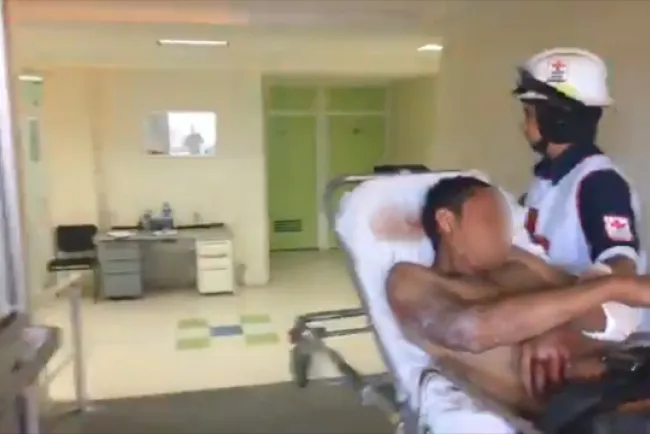 Localizan persona
lesionada en la calle