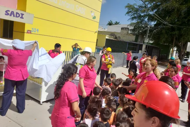 Realizan simulacros
en guarderías del IMSS