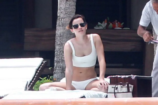 Emma Watson está de vacaciones en México