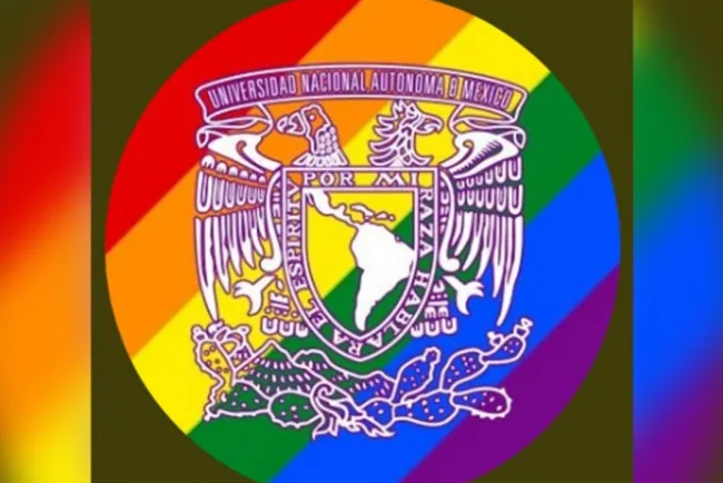 UNAM se viste de colores en apoyo a LGBT+ y 'revienta' las redes