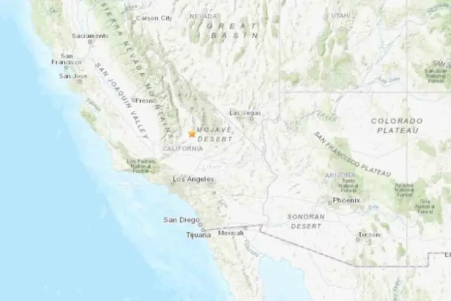 Sismo de magnitud 6.4 sacude California, Estados Unidos