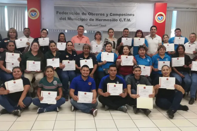 Capacitan a empleadosde empresas en Sonora