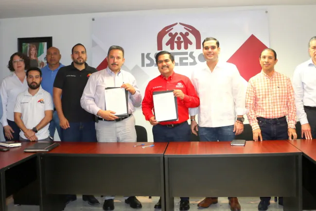 Firma acuerdo Isssteson