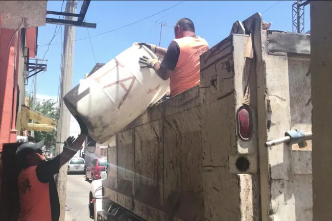 Refuerzan recolección de basura
