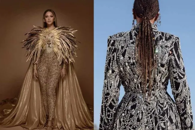 Beyoncé impacta con sensual look en estreno de El Rey León