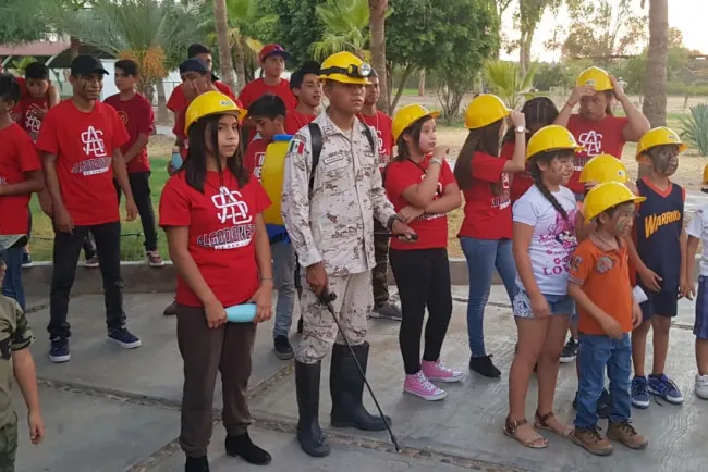 Desarrollan campamento familiar en las instalaciones de los campos militares de la 45/a. Zona Militar