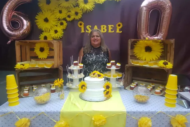 María Isabel festeja rodeada de cariño