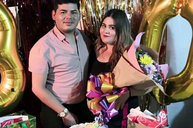 Hermanos celebran cumpleaños