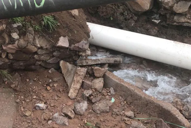 Repara Oomapas daños causados por las lluvias