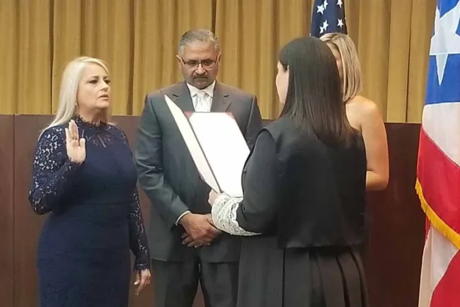 Wanda Vázquez se convierte en gobernadora de Puerto Rico