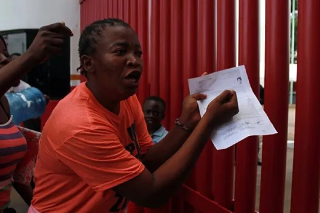 ‘Nos estamos muriendo de hambre’; migrantes protestan en Chiapas