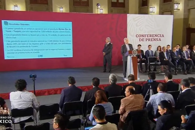 Ahorrará CFE 4.5 mmdd con acuerdo sobre gasoductos