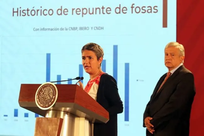 Hay más de 3 mil fosas con restos humanos en México