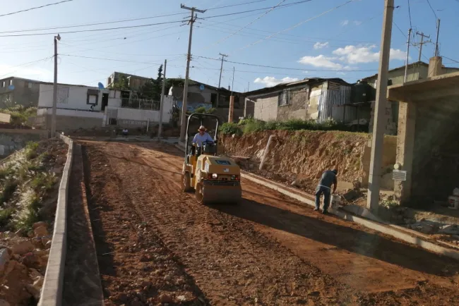 Notable avance en obra de pavimento