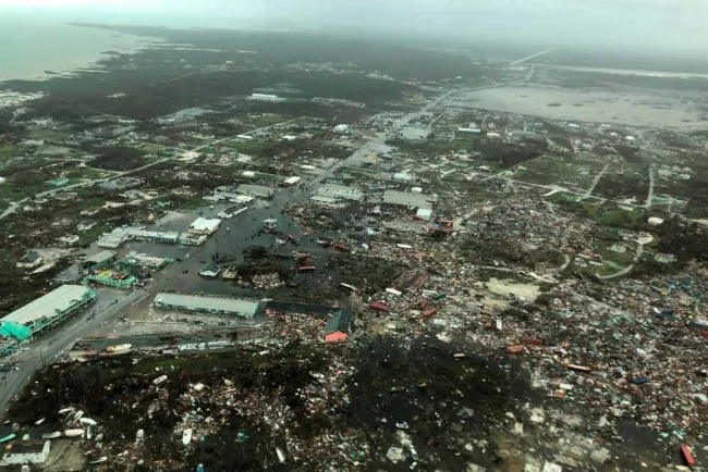 Así se ven las Bahamas tras el paso de 'Dorian'