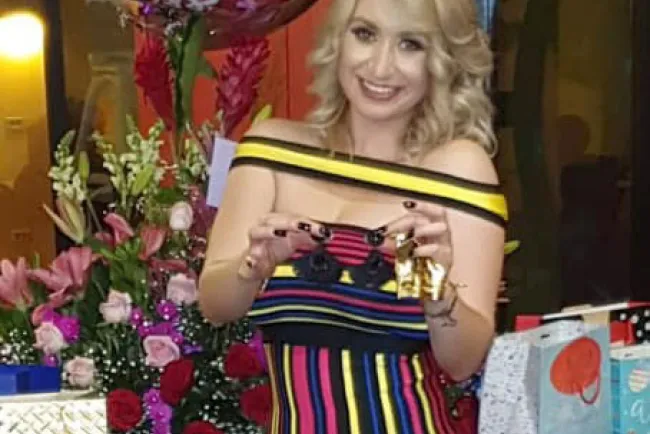 Familiares y amigos celebran a Zalma