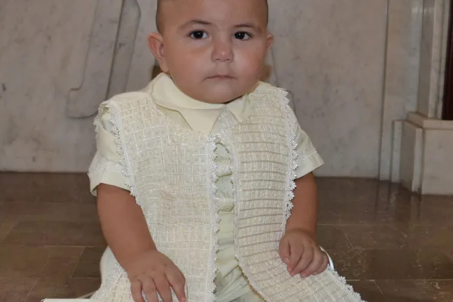 Gonzalo Pacheco fue bautizado