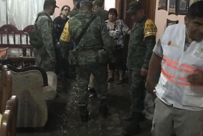 Dañanadas, 100 viviendas en Chiapas por lluvias