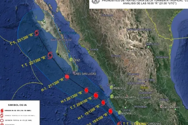 Activan Plan Marina en costas del Pacífico mexicano por ‘Lorena’