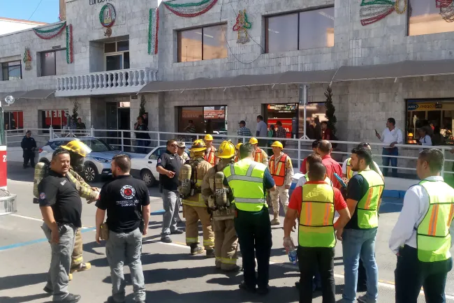 Evacuan el Palacio Municipal