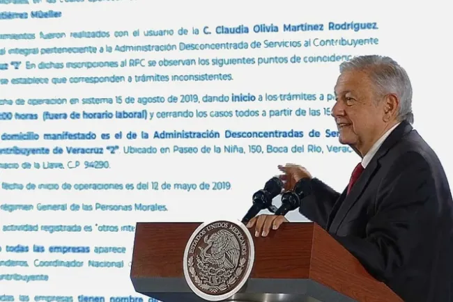 Niega López Obrador ser ‘socio’ de 26 empresas en Veracruz