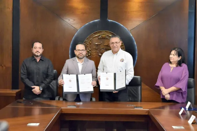 Firman SSP y Unison convenio