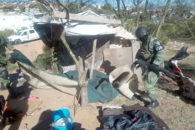 Desmantela Ejército campamento clandestino