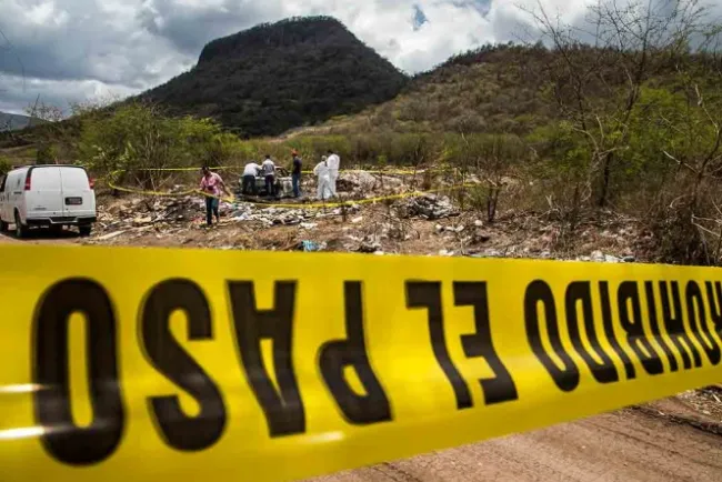 Suman cinco calcinados por el crimen organizado en NL