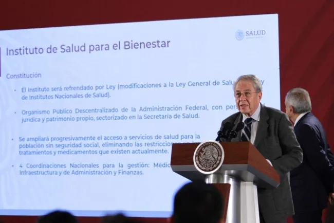 Oficializan el Instituto de Salud para el Bienestar