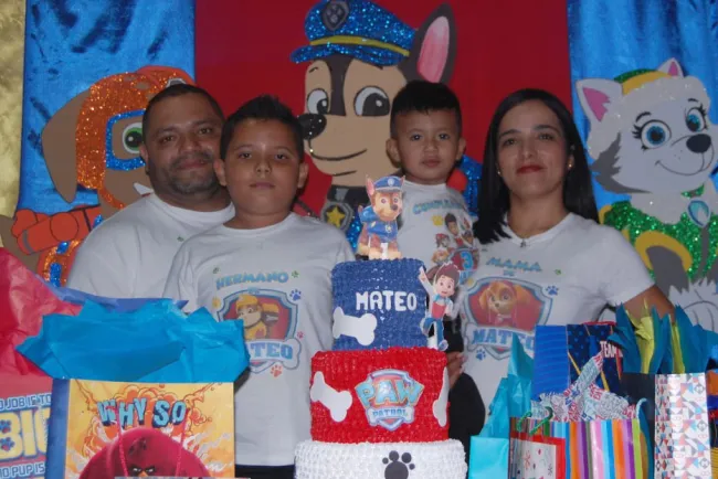 Mateo celebra su tercer aniversario de vida