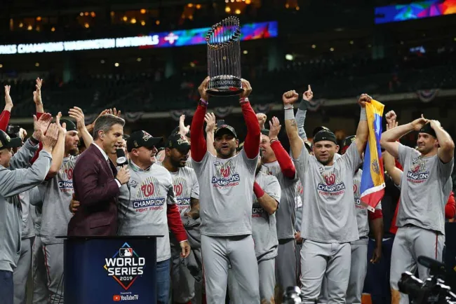 Nacionales conquistan su primera Serie Mundial