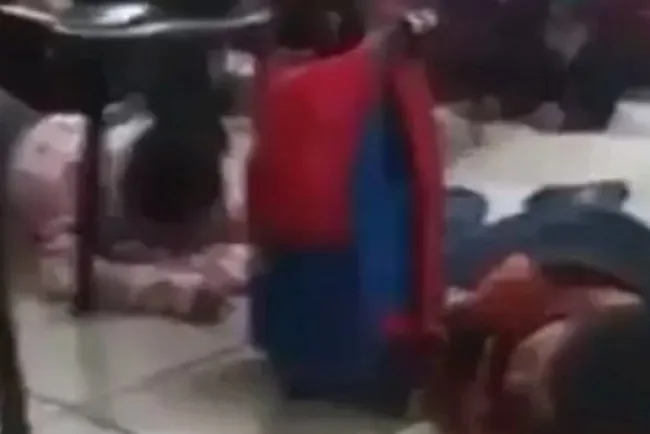 Maestra de Nuevo Laredo exhibe video de salón durante balacera