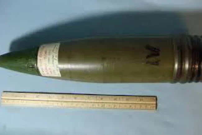 Encuentran artillería militar cerca de la Línea 