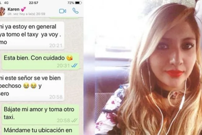 ‘Mami este señor se ve sospechoso’, dijo Karen antes de desaparecer