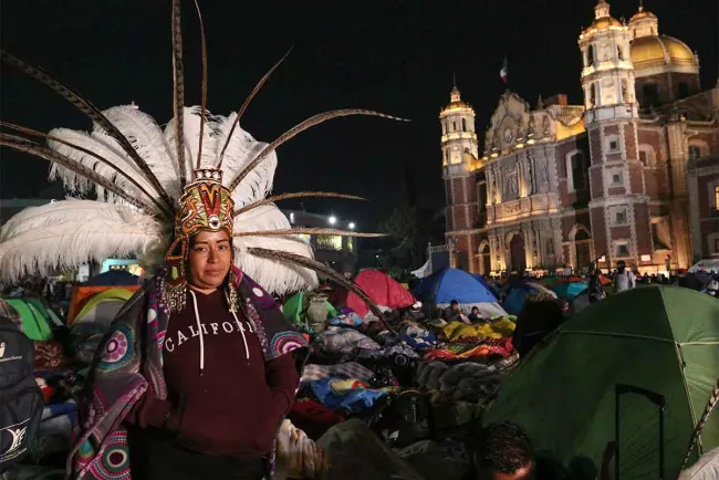 Basílica de Guadalupe, el campamento más grande del mundo