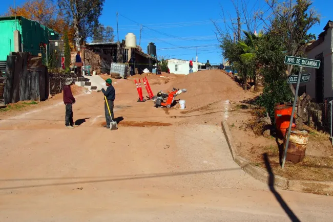 Pavimentan nueve calles