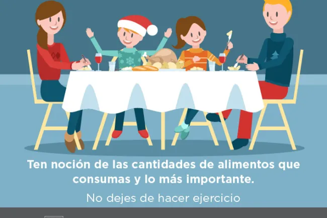Exhorta a comer con moderación en fiestas