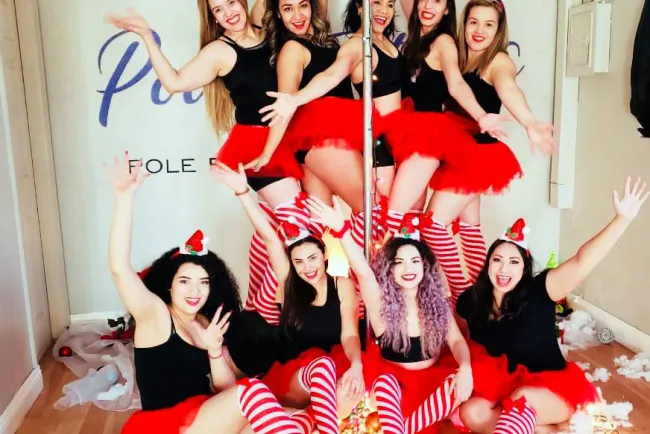 Un año de retos para alumnas de Pole Fitness