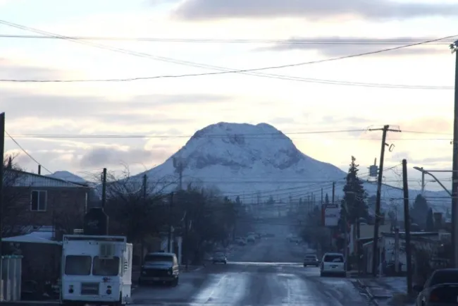 Reportan caída de nieve y aguanieve en varios puntos de Sonora
