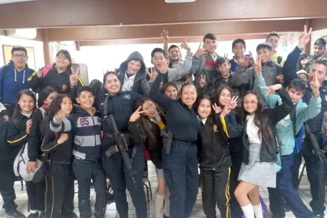 Imparte la Policía Municipal pláticas preventivas en escuelas